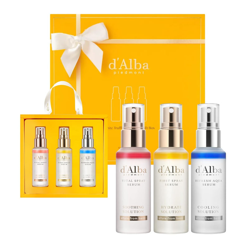 d'Alba White Truffle Spray Serum 3 Solutions Gift Set (1.7 fl oz x 3ea)