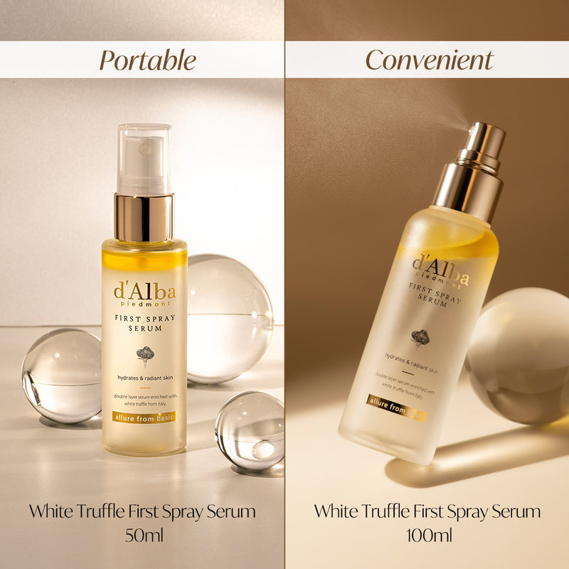 dalba white truffle mist serum duo 100ml with 50ml