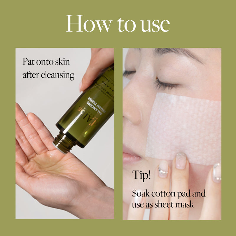 How to use d'Alba Mild Skin Balancing Vegan Toner