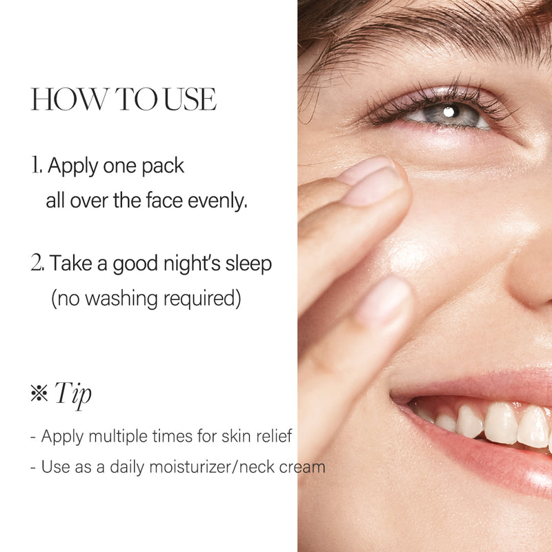 How to use d'Alba Waterfull Vegan Sleeping Pack